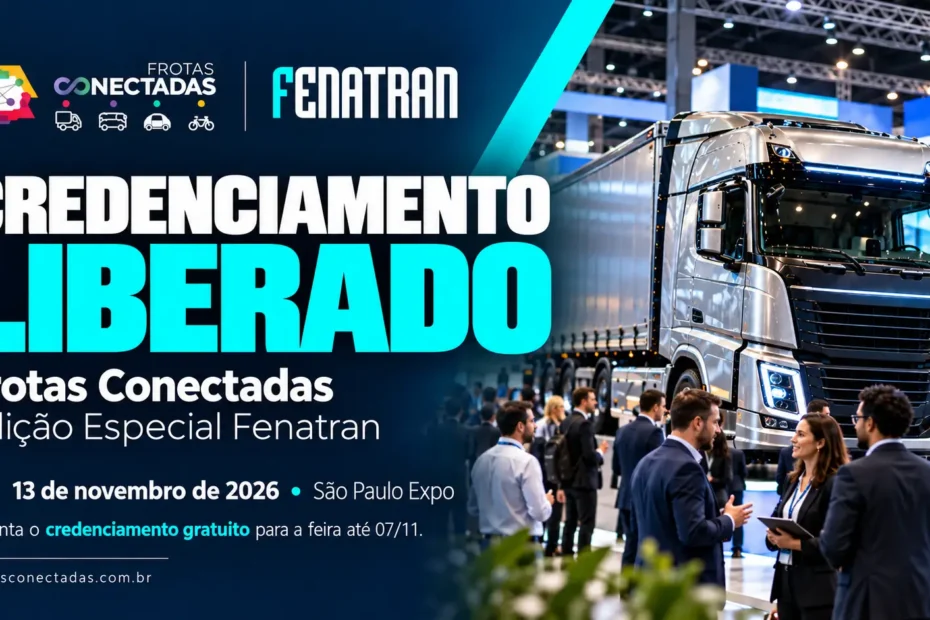Credenciamento Frotas Conectadas 2026: edição Fenatran